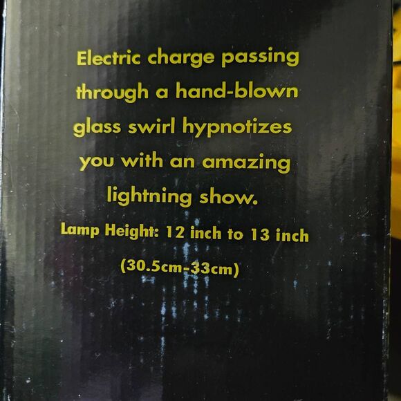 Vintage Lumisource Mini Elecrra Sculptured Y2K Touch Sensitive With Original Box - Picture 3 of 9